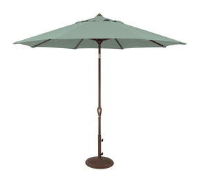 Simply Shade - Treasure Garden Aruba 9' Octagon Auto Tilt in Sunbrella Fabric Spa / Bronze 9' Octagon