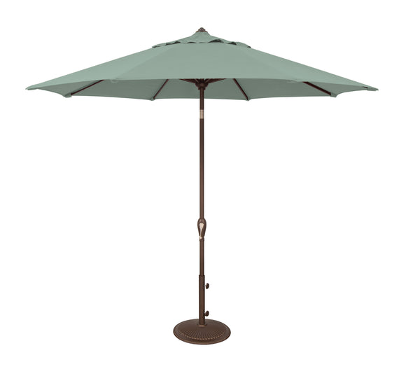 Simply Shade - Treasure Garden Aruba 9' Octagon Auto Tilt in Sunbrella Fabric Spa / Bronze 9' Octagon