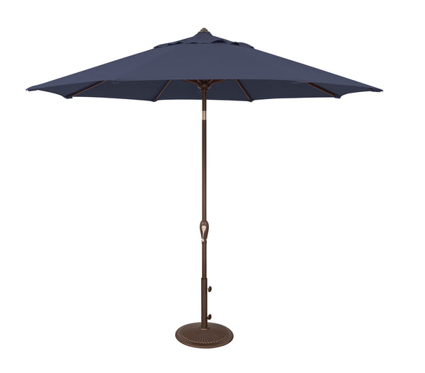 Simply Shade - Treasure Garden Aruba 9' Octagon Auto Tilt in Sunbrella Fabric Navy / Bronze 9' Octagon