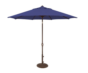 Simply Shade - Treasure Garden Aruba 9' Octagon Auto Tilt in Solefin Fabric Blue Sky / Bronze 9' Octagon