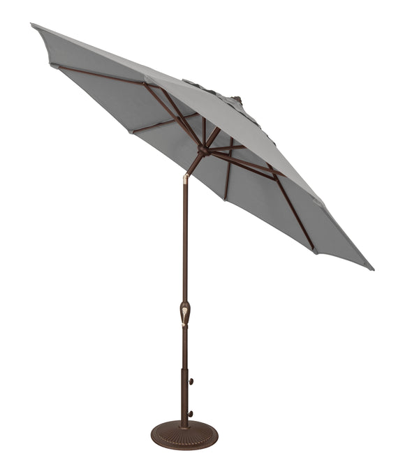 Simply Shade - Treasure Garden Aruba 9' Octagon Auto Tilt in Solefin Fabric Taupe / Bronze 9' Octagon