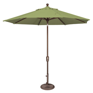 Simply Shade - Treasure Garden Catalina 9' Octagon Push Button Tilt in Sunbrella Fabric Ginkgo / Bronze  9' Octagon