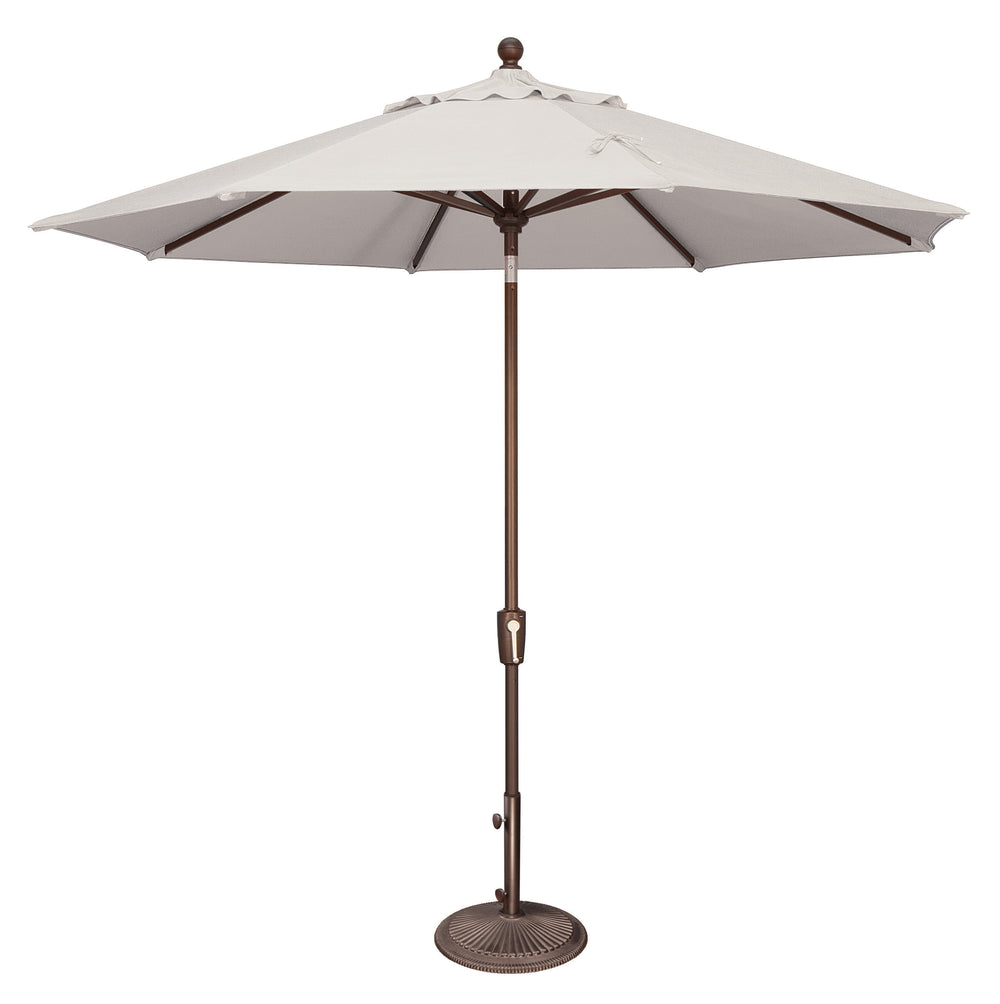 Simply Shade - Treasure Garden Catalina 9' Octagon Push Button Tilt in Sunbrella Fabric Natural / Bronze  9' Octagon