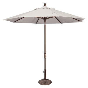 Simply Shade - Treasure Garden Catalina 9' Octagon Push Button Tilt in Sunbrella Fabric Natural / Bronze  9' Octagon