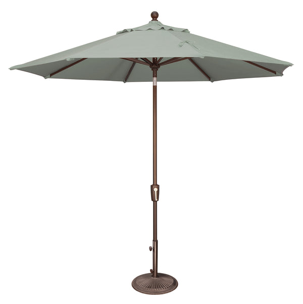 Simply Shade - Treasure Garden Catalina 9' Octagon Push Button Tilt in Sunbrella Fabric Spa / Bronze  9' Octagon