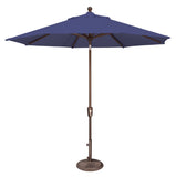 Simply Shade - Treasure Garden Catalina 9' Octagon Push Button Tilt in Solefin Fabric Blue Sky / Bronze  9' Octagon