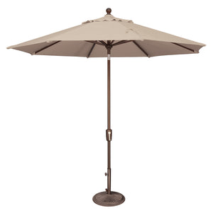 Simply Shade - Treasure Garden Catalina 9' Octagon Push Button Tilt in Solefin Fabric Beige / Bronze  9' Octagon