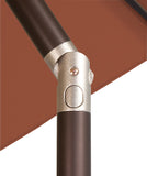 Simply Shade - Treasure Garden Catalina 9' Octagon Push Button Tilt in Solefin Fabric Taupe / Bronze  9' Octagon