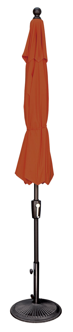 Simply Shade - Treasure Garden Catalina 9' Octagon Push Button Tilt in Solefin Fabric Taupe / Black 9' Octagon