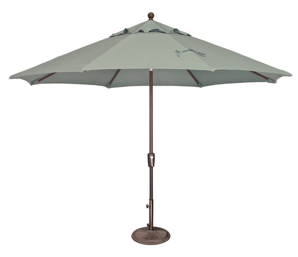 Simply Shade - Treasure Garden Catalina 11' Octagon Push Button Tilt in Sunbrella Fabric Spa / Bronze  11' Octagon