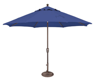 Simply Shade - Treasure Garden Catalina 11' Octagon Push Button Tilt in Solefin Fabric Blue Sky / Bronze  11' Octagon