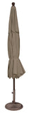 Simply Shade - Treasure Garden Catalina 11' Octagon Push Button Tilt in Sunbrella Fabric Astoria Sunset Stripe / Bronze  11' Octagon