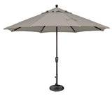 Simply Shade - Treasure Garden Catalina 11' Octagon Push Button Tilt in Sunbrella Fabric Cast Silver / Black  11' Octagon