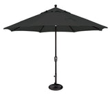 Simply Shade - Treasure Garden Catalina 11' Octagon Push Button Tilt in Sunbrella Fabric Black / Black  11' Octagon