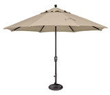 Simply Shade - Treasure Garden Catalina 11' Octagon Push Button Tilt in Sunbrella Fabric Antique Beige / Black  11' Octagon