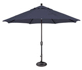 Simply Shade - Treasure Garden Catalina 11' Octagon Push Button Tilt in Sunbrella Fabric Navy / Black  11' Octagon