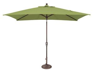 Simply Shade - Treasure Garden Catalina 6.6' x 10' Rectangle Push Button Tilt in Sunbrella Fabric Ginkgo / Bronze  6.6' x 10' Rectangle