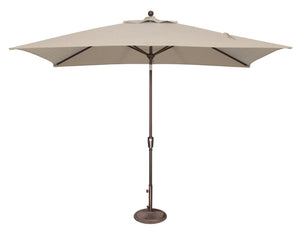 Simply Shade - Treasure Garden Catalina 6.6' x 10' Rectangle Push Button Tilt in Sunbrella Fabric Antique Beige / Bronze  6.6' x 10' Rectangle