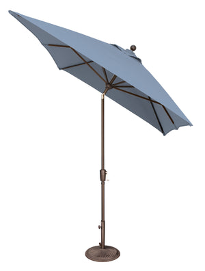 Simply Shade - Treasure Garden Catalina 6.6' x 10' Rectangle Push Button Tilt in Solefin Fabric Taupe / Bronze  6.6' x 10' Rectangle