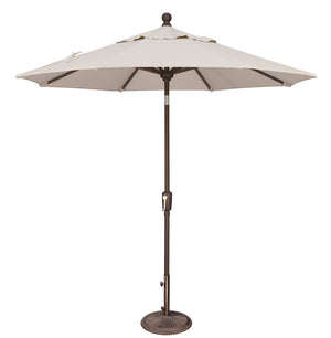 Simply Shade - Treasure Garden Catalina 7.5' Octagon Push Button Tilt in Sunbrella Fabric Natural / Bronze  7.5' Octagon