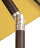 Simply Shade - Treasure Garden Catalina 7.5' Octagon Push Button Tilt in Solefin Fabric Taupe / Bronze  7.5' Octagon