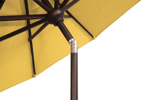 Simply Shade - Treasure Garden Catalina 7.5' Octagon Push Button Tilt in Sunbrella Fabric Ginkgo / Bronze  7.5' Octagon