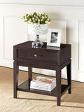 Baxton Studio Morgan Brown Modern Accent Table and Nightstand