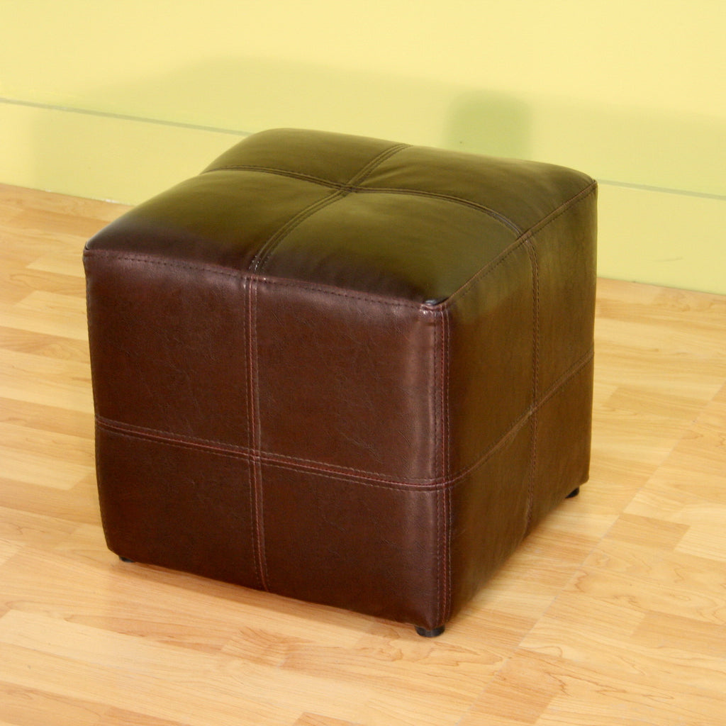 Nox Dark Brown Ottoman English Elm