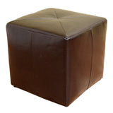 Aric Bonded Leather Ottoman