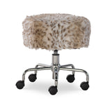 Tillie Snow Leopard Stool