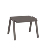 Rio Indoor/Outdoor Side Table Taupe Aluminum Powdercoating Finish.