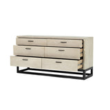 LH Imports Starlight 6 Drawer Dresser STAX006