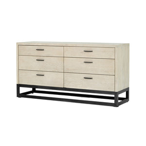 LH Imports Starlight 6 Drawer Dresser STAX006