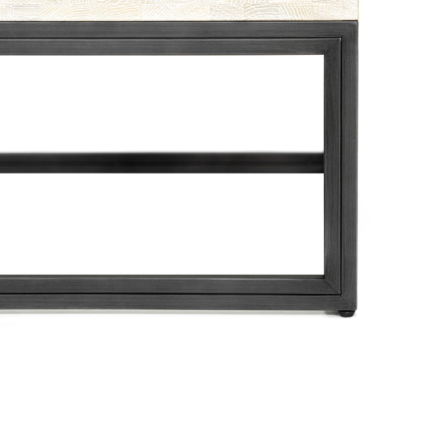 LH Imports Starlight Square Coffee Table STAX032