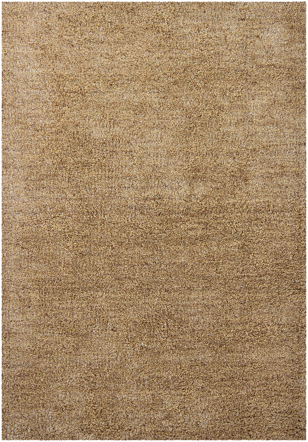 Chandra Rugs Sterling 100% Polyester Hand-Woven Contemporary Shag Rug Cream 9' x 13'