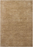 Chandra Rugs Sterling 100% Polyester Hand-Woven Contemporary Shag Rug Cream 9' x 13'