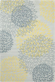 Chandra Rugs Stella 100% Wool Hand-Tufted Contemporary Wool Rug Grey/Yellow 8' x 10'