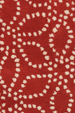 Chandra Rugs Stella 100% Wool Hand-Tufted Contemporary Wool Rug Red/White 8' x 10'