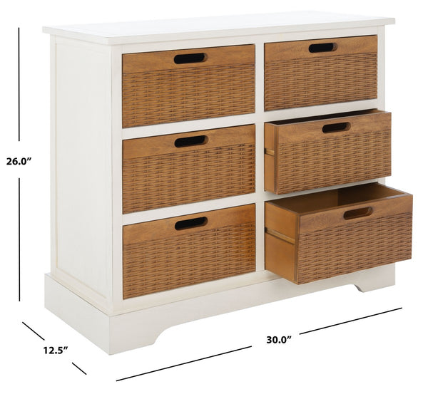 Safavieh Landers 6 Drawer Storage Unit STG5700A
