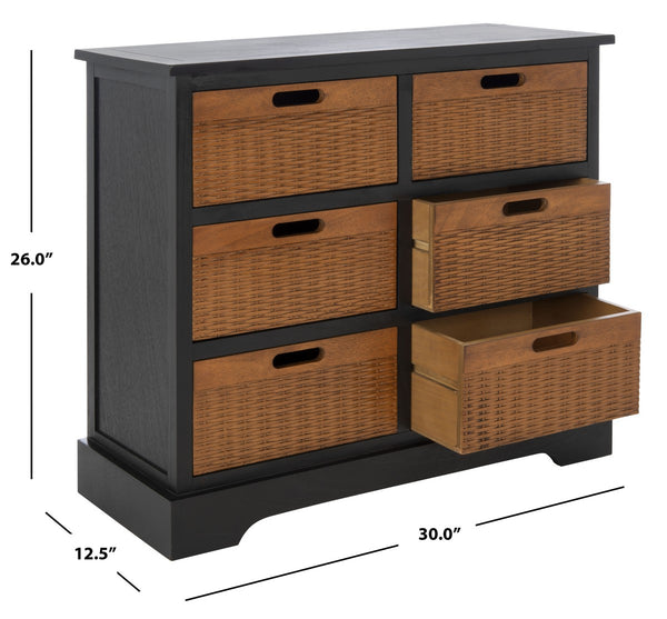 Safavieh Landers 6 Drawer Storage Unit STG5700B