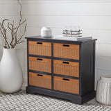 Safavieh Landers 6 Drawer Storage Unit STG5700B