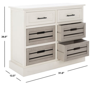Safavieh Briar Removable 6 Drawer Storage Chest  STG5701A