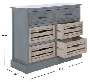 Safavieh Briar Removable 6 Drawer Storage Chest  STG5701C