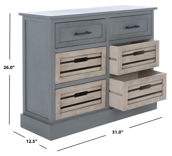 Safavieh Briar Removable 6 Drawer Storage Chest  STG5701C