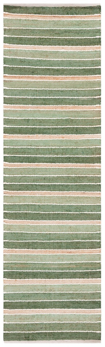 Safavieh Striped Kilim 312 Hand Woven 70% Jute/20% Cotton/and 10% Wool Contemporary Rug STK312Y-6
