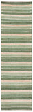 Striped Kilim 312 Hand Woven 70% Jute/20% Cotton/and 10% Wool Contemporary Rug