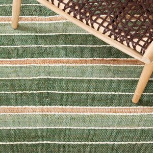 Safavieh Striped Kilim 312 Hand Woven 70% Jute/20% Cotton/and 10% Wool Contemporary Rug STK312Y-6