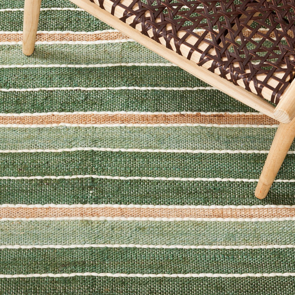 Safavieh Striped Kilim 312 Hand Woven 70% Jute/20% Cotton/and 10% Wool Contemporary Rug STK312Y-6