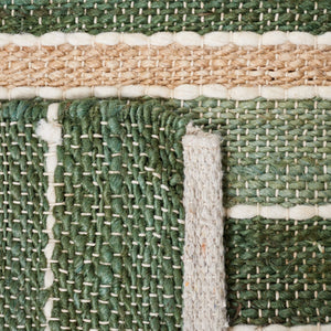 Safavieh Striped Kilim 312 Hand Woven 70% Jute/20% Cotton/and 10% Wool Contemporary Rug STK312Y-6