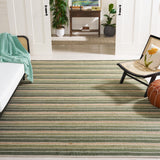 Safavieh Striped Kilim 312 Hand Woven 70% Jute/20% Cotton/and 10% Wool Contemporary Rug STK312Y-8